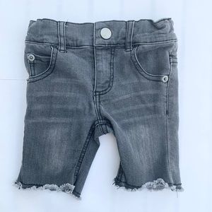 12M hipster boys skinny short, grey